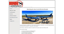 Desktop Screenshot of hondoaero.com